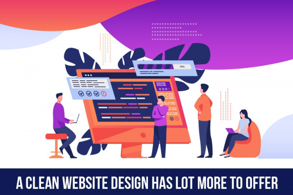 A clean website design has lot more to offer